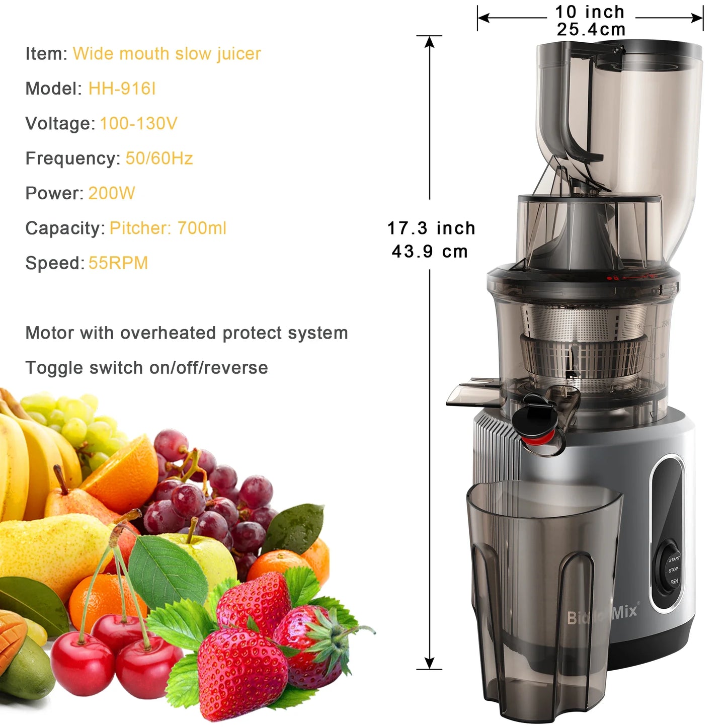 10s Effortless Fresh Juice Maker 2026