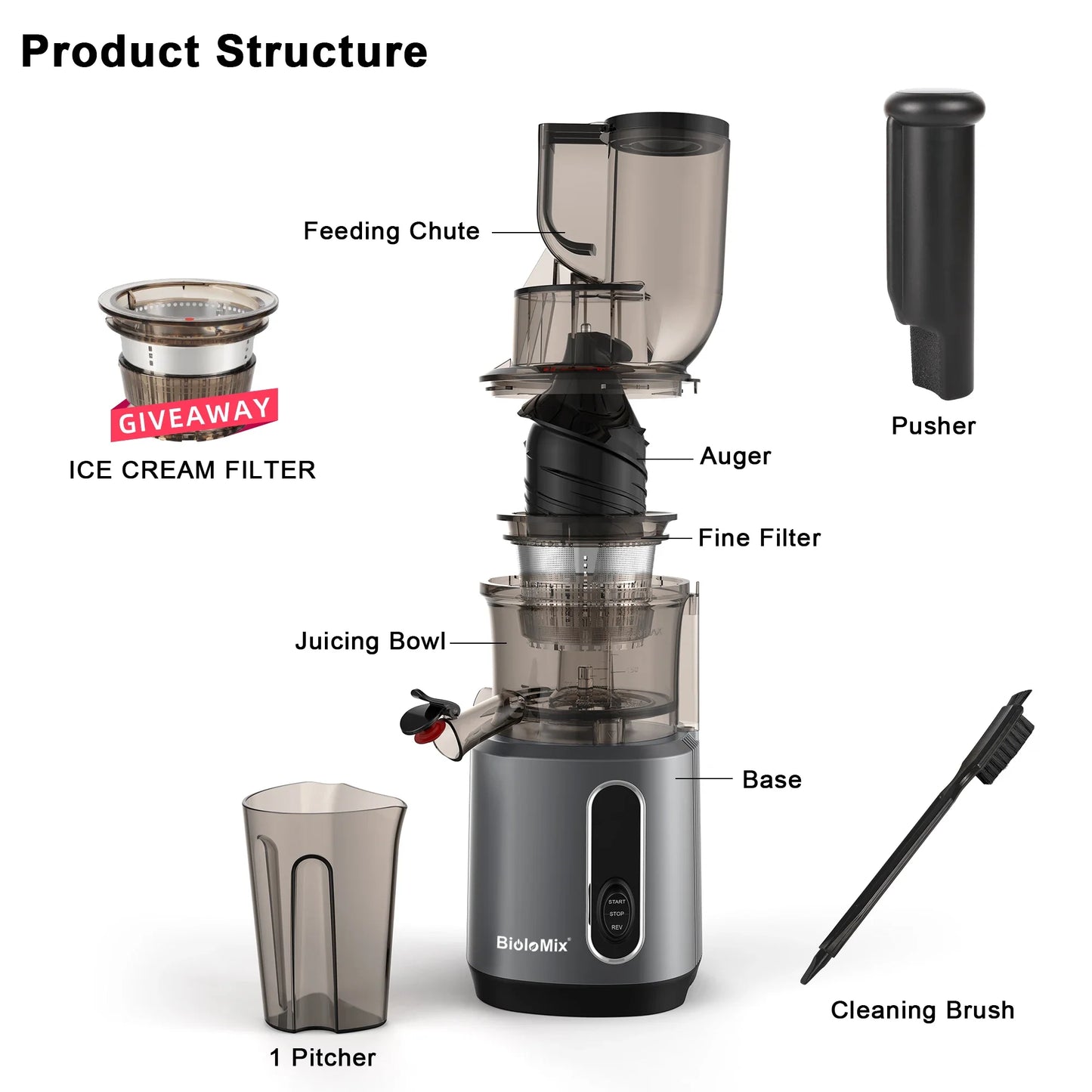 10s Effortless Fresh Juice Maker 2026