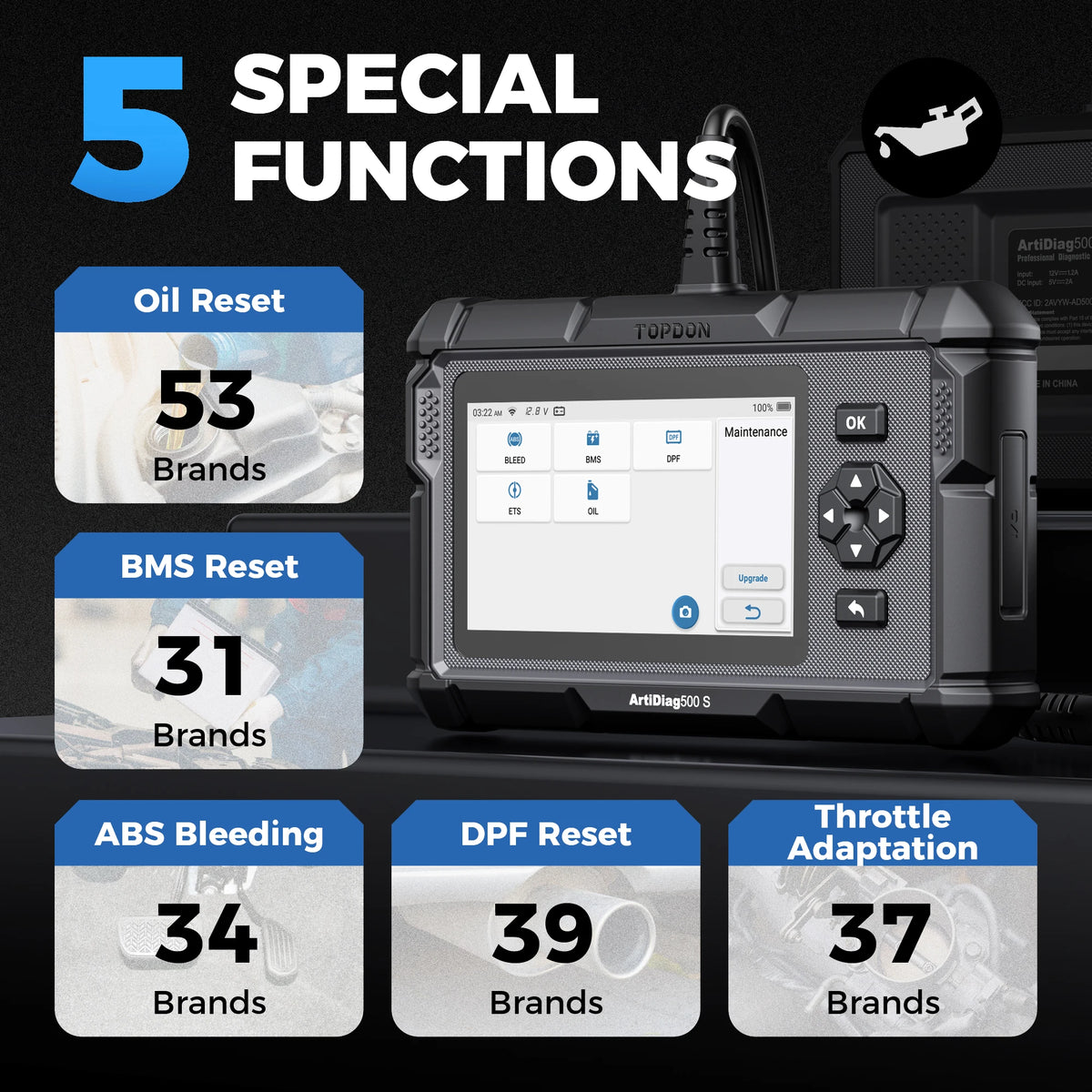 Outil de diagnostic automobile: ArtiDiag500